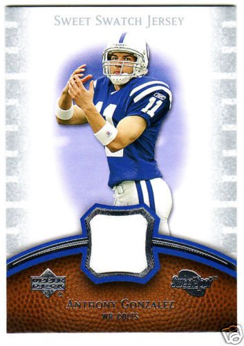 2007 Sweet Spot Authentic Anthony Gonzalez Game-Worn Jersey Card