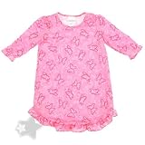 Pink Butterfly Nightgown for Toddler Girls