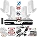 Evertech 8 Channel Digital Recorder with 4pcs 1080p Hidden Nanny Security Cameras and 1TB Hard Drive Surveillance Set