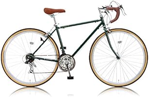 Raychell(レイチェル) 700Cクラシカルロードバイク シマノ21段変速[サムシフター] 2WAYブレーキシステム搭載 フレームサイズ470 RD-7021R アイビーグリーン