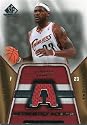 2007/08 SP Game Used Authentic Fabrics Jersey #AFLJ LeBron James