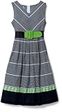 Bonnie Jean Girls 7-16 Navy Woven Sleeveless Dress
