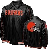 Cleveland Browns Faux Leather Varsity Jacket