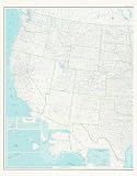 United States Map 2B Base Map (West Half) (TUS5571)