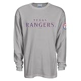 Texas Rangers Faded Club Font Thermal Shirt by Reebok