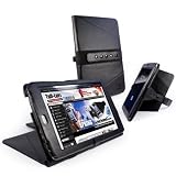 Tuff-Luv Tri-Axis etui en cuir pour Archos 101 G9 250GB HDD - Noir