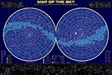 MAP OF THE SKY POSTER - LAMINATED