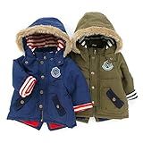 La Chiave(ラ キエーベ) コート (80～130cm) キムラタンの子供服 (53359x53559-164) カーキ 100