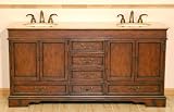 72 Bathroom Furniture Travertine Top Double Sink Vanity Cabinet 715T
