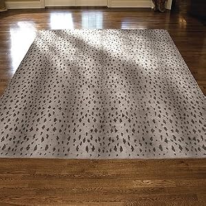 Charcoal Spot Serengeti Wool Area Rug - 6' x 9' - Frontgate