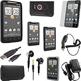 Accessory Bundle EVO4G (10in1) for HTC EVO 4G Sprint - Custom Pack by MAGBA ....
