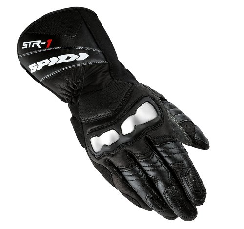 Spidi A127-026 Handschuhe STR-1 Leather Glove, schwarz Gr&ouml;&szlig;e  M Preisvergleich