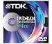 TDK Double Sided DVD-RAM Type 4 /Rewritable 9.4GB DVD (1 pack)