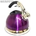 from Prima 3.5 LITRE STAINLESS STEEL WHISTLING KETTLE PURPLE Model 11146c