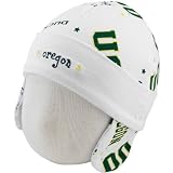 New Era Oregon Ducks Infant White Ski Knit Baby Beanie