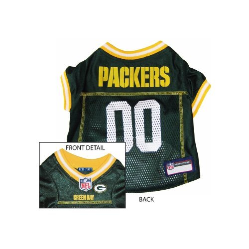 Pets First Official NFL Green Bay Packers Jersey Small