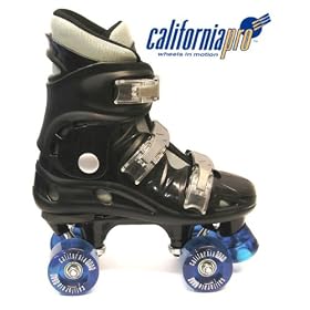 Ventronic California Pro Black Kids & Adults Quad Roller Skates