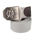 Aubig Fashion Casual Canvas Belt Men'...