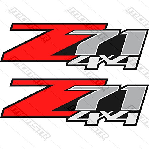 Chevrolet Silverado Z71 4x4 GM HD Chevy Decals Stickers 1500 2500 3500 2