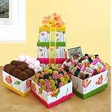 California Delicious Spring Flower Gift Tower