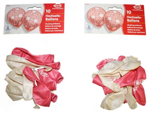 Imagen principal de Everts 48362  - 2 x 10 globos de boda en la bolsa de noble