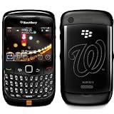 MLB Washington Nationals W on BlackBerry Curve 8520 8530 Phone Cover (Black)