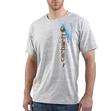 Carhartt Mens Tall Fishing Short Sleeve Graphic T-Shirt