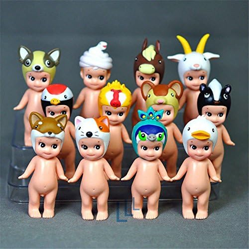 Angel Mini Figure Figurine Animal Series Toy Decoration Doll 12pcs/set