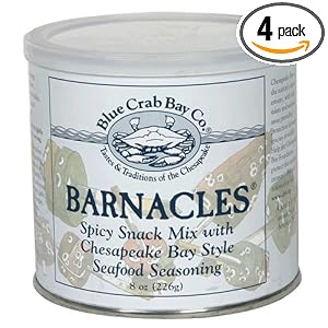 Blue Crab Bay Co. Barnacles Snack Mix, 8-Ounces (Pack of 4) by Blue Crab Bay Co.