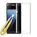 Galaxy Note 7 Tempered Glass Screen Protector, LUVVITT Tempered Glass Screen Protector [Full Coverage] for Samsung Galaxy Note 7 - Crystal Clear