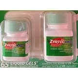 Zyrtec Liquid Gels, 65 Liquid Gels