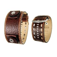 Fossil Ersatzband Uhrenarmband Leder Band 24mm JR8372-braun