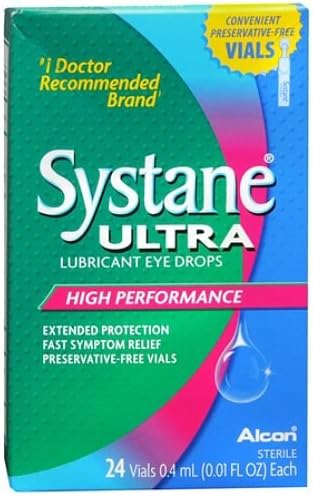 Systane Ultra High Performance Lubricant Eye Drops, Vials 24 ea