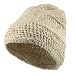 Floppy Hemp & Silk Beanie - White Natural