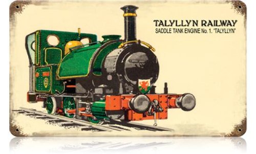 Talyllyn Railway Vintaged Metal Sign