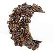 Tigers Eye Pebble Stone Beaded Stretch Bracelet Fashion Jewelry