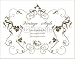Wallmonkeys Peel and Stick Wall Decals - Vintage Floral Frame - Removable Graphic