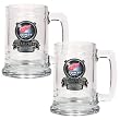 Detroit Red Wings NHL 2008 Stanley Cup Champs 2pc 15oz Glass Tankard Set by Great American Products