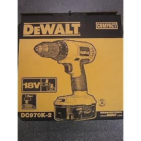 Dewalt #DC970K-2 18V Drill Driver Kit by Black & Decker
