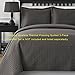 Comfy Bedding | 5-Piece Comforter Set | Microfiber Bedding | California King | Frame - Gray | 1 Comforter, 2 Pillow Cases, 1 Square Decorative Pillow & 1 Rectangle Decorative Pillow | Microfiber