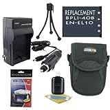 Accessory Saver Battery & charger Bundle For Select Fuji, FujiFilm FinePix, ....