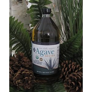 Agave Nectar, Raw, Certified Organic, Net Wt. 1 lbs., 5 oz. (21 oz.) by Wilderness Family Naturals