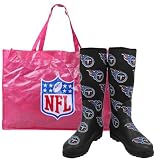 Cuce Shoes Tennessee Titans Women's Enthusiast Rain Boot 8
