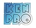 KENPRO Blue Nebula Marble Kendama and Extra String