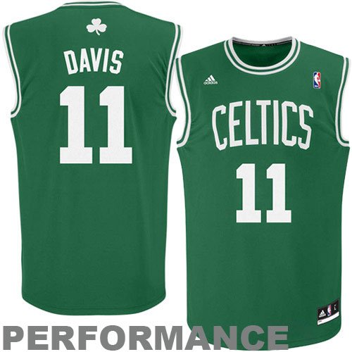 adidas Glen Davis Boston Celtics Revolution 30 Replica Performance Jersey - Kelly Green (Medium)