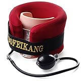 Xcellent Global Cervical Neck Traction Pain Neck Relief- Inflatable Cervical Traction Device M-SP003