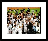 Derek Jeter with 2008 New York Yankees Team MLB Framed 8x10 Photograph Yankee Stadium Farewell Salut