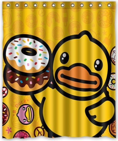 Funny Design fond Donut Shower Curtain 60"(w) x 72"(h) Generic Shower Curtain Liners