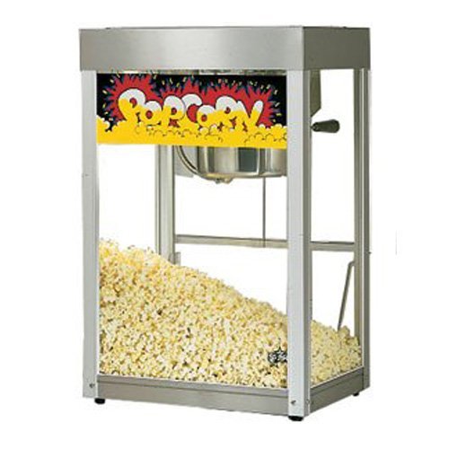 "Popcorn Machine, 6 Oz. Kettle, S/S Finish" "Popcorn Machine, 6 Oz. Kettle, S/S Finish"
