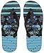 Showaflops Men's Antimicrobial Shower & Water Sandals - Stripes and Skulls